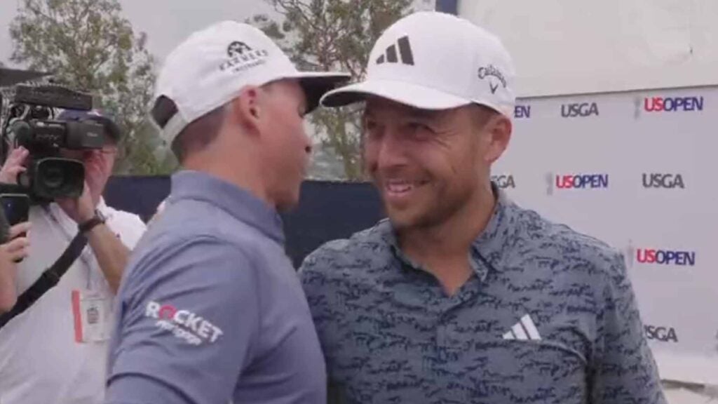 Rickie Fowler waited for Xander Schauffele to deliver a message