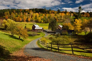 A farm in Woodstock, Vermont.