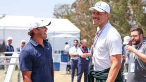 Brooks Koepka and Blake Griffin at LACC