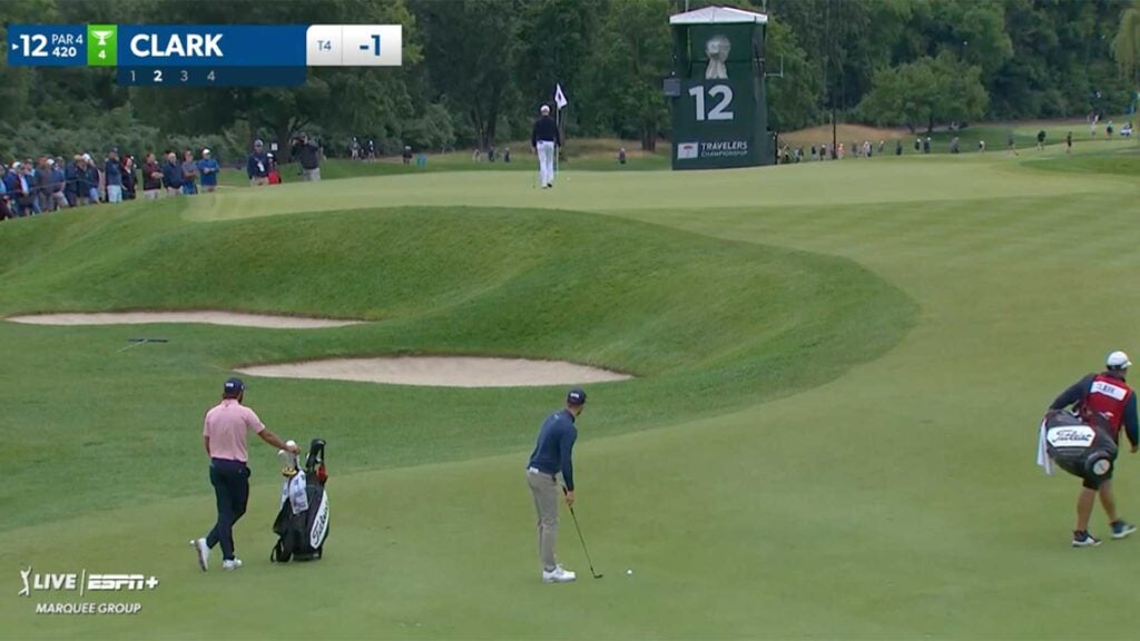 justin thomas and wyndham clark at the travelers championship