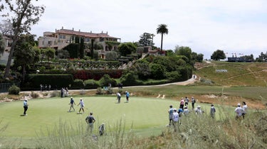 los angeles country club's 4th green