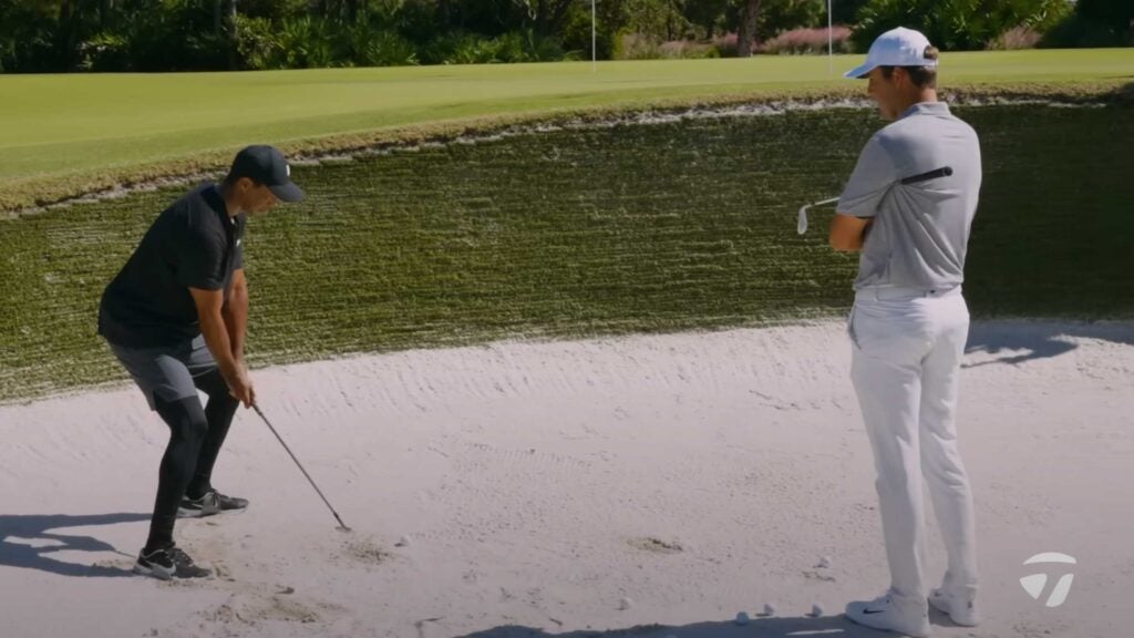 Why Tiger Woods avoids using a 60-degree wedge from the sand