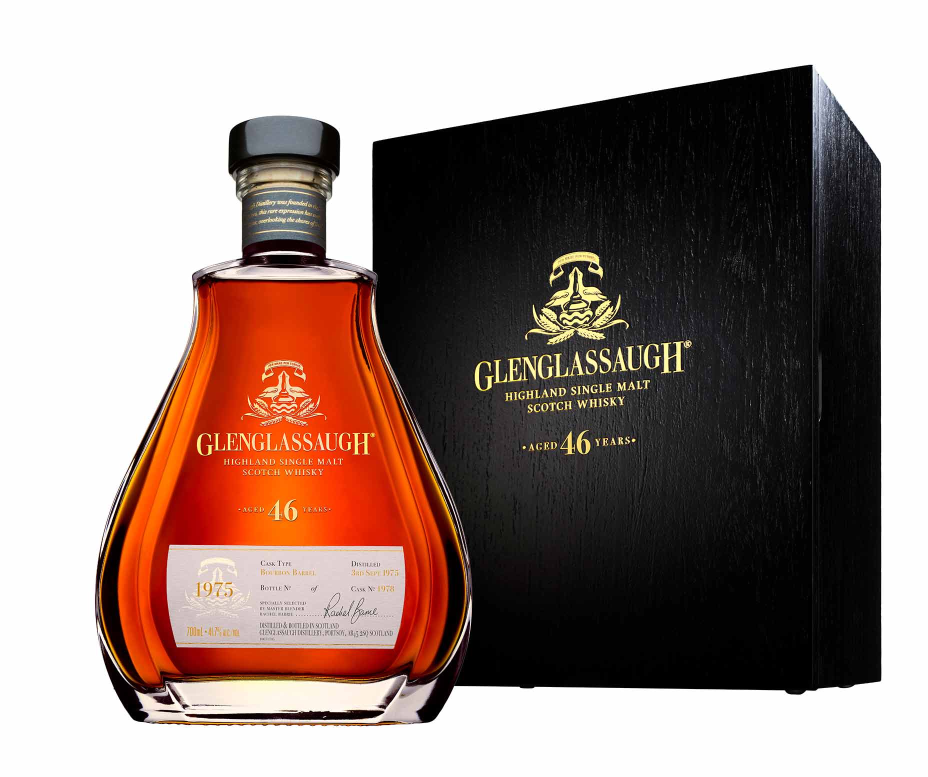 GLENGLASSAUGH 46 BOTTLE INFRONT A