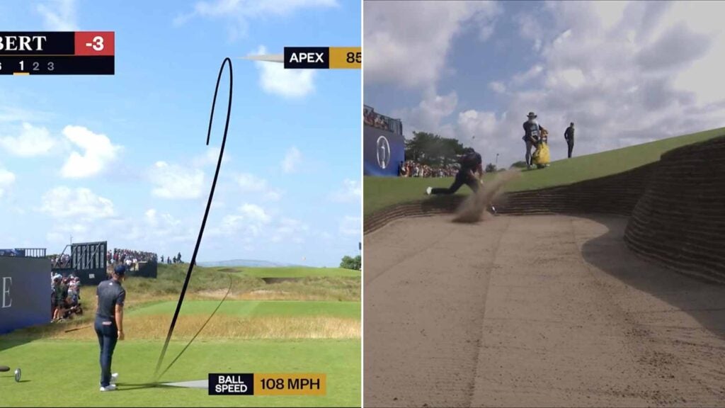 Controversial Open Championship hole claims first victim: the leader