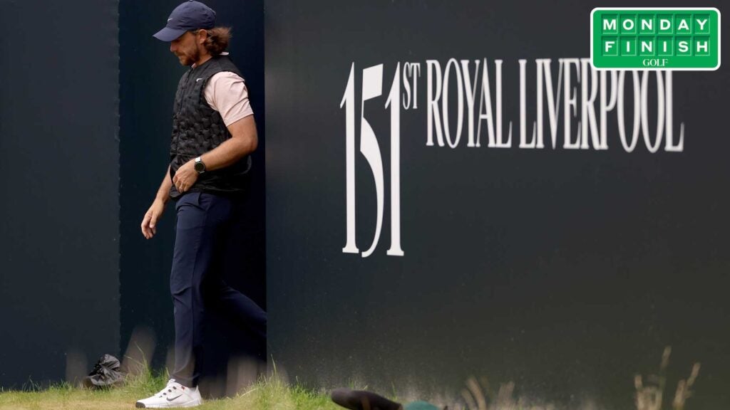 Tommy Fleetwood at Royal Liverpool.