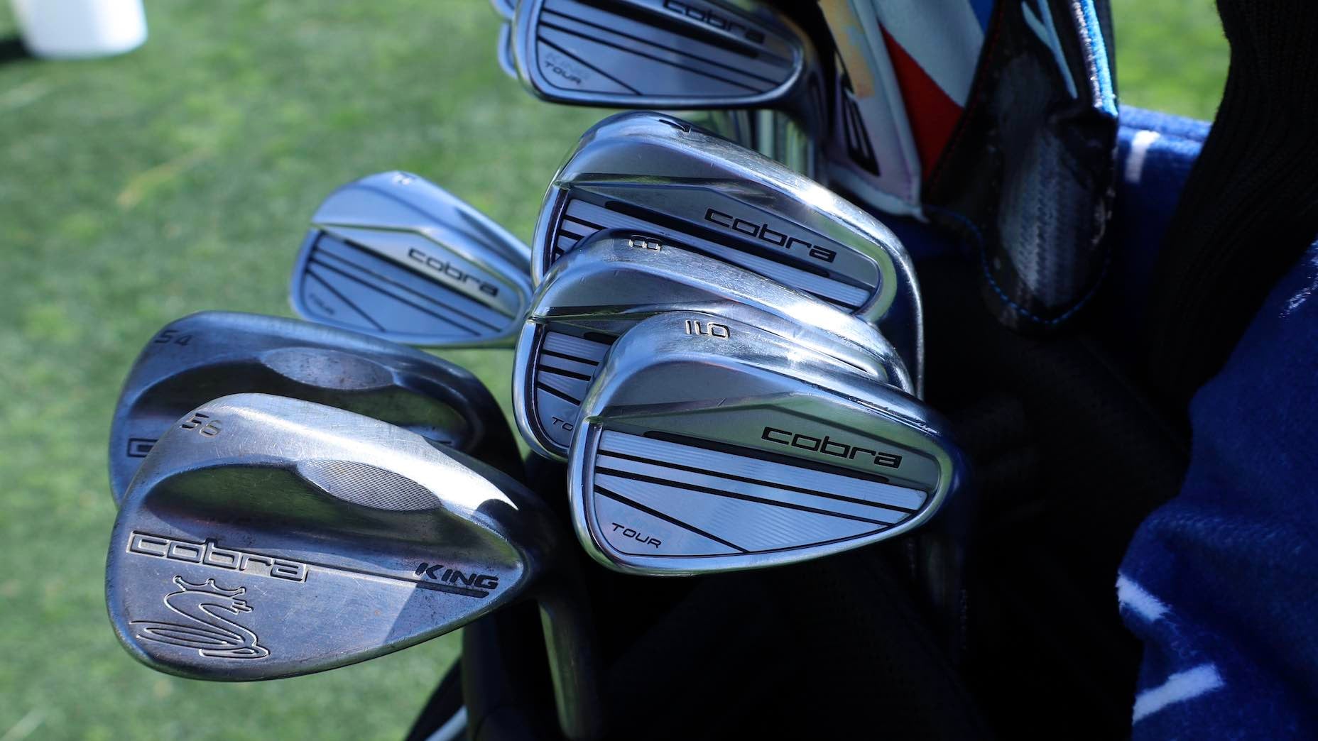 Rickie Fowler's gear at the 2023 Rocket Mortgage Classic Winner's bag