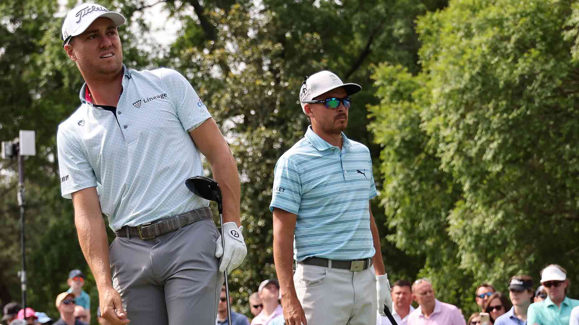 Rickie Fowler has encouraging words for struggling Justin Thomas