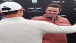 Rory McIlroy and Robert MacIntyre embraced post-round.