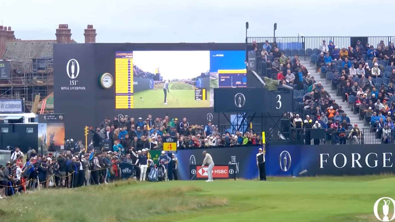 From 367 yards away, Bryson DeChambeau nearly strikes Open flagstick