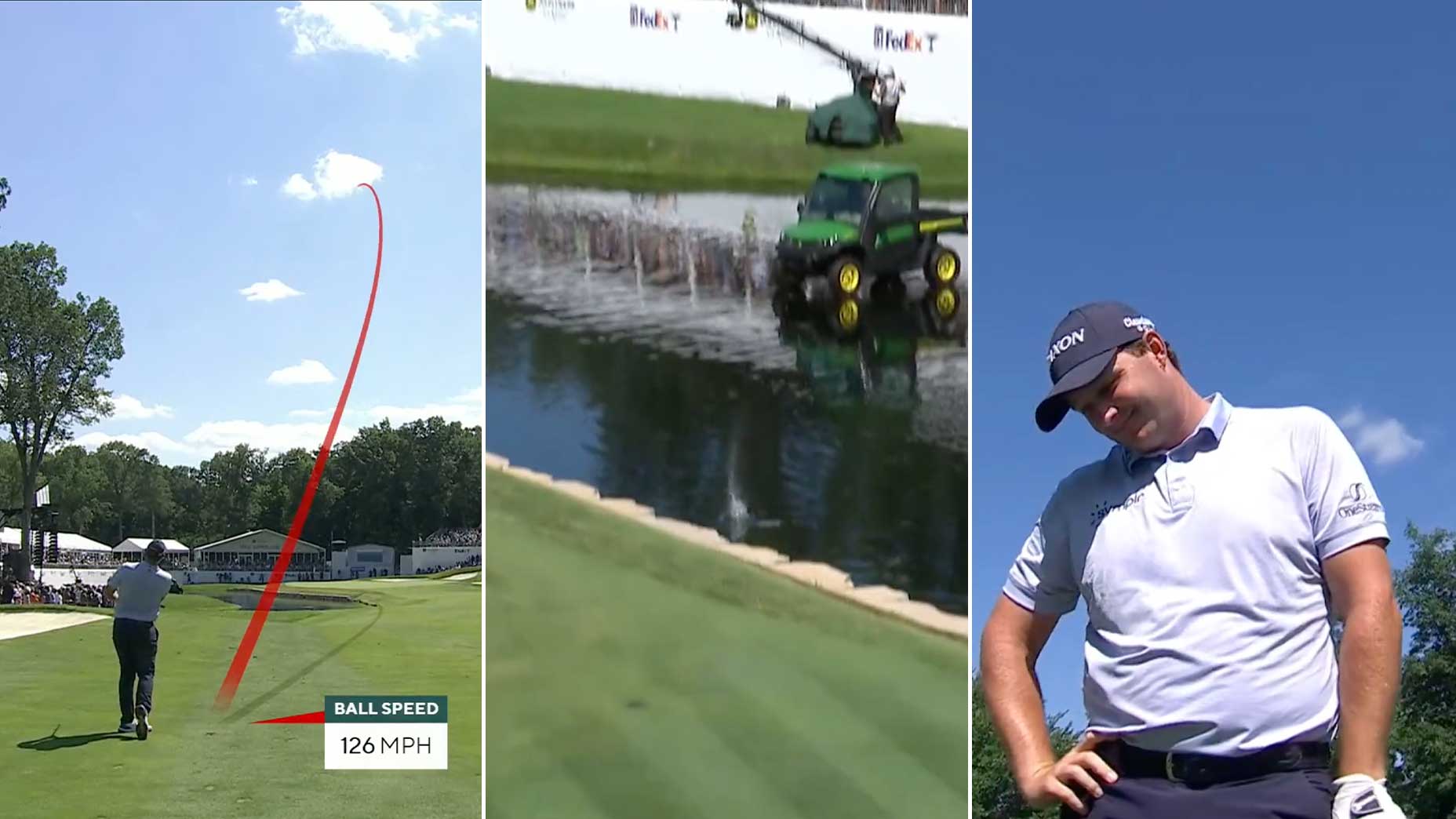 WATCH: Pro’s historic 59 bid ruined with disastrous 18th hole waterball