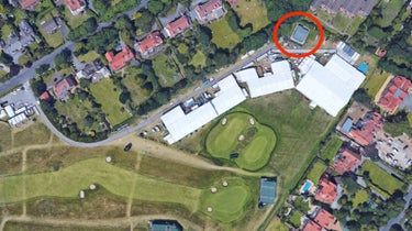 an overhead view of the village play clubhouse