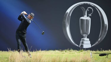 Brian Harman tees off at 2023 Open Championship