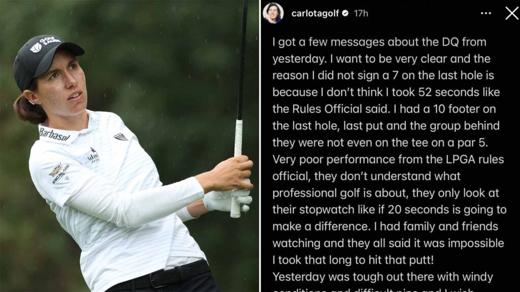LPGA pro rips rules official after slow-play DQ controversy
