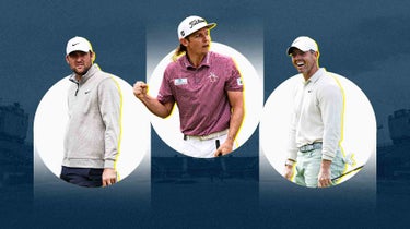 Scottie Scheffler, Cameron Smith, Rory McIlroy