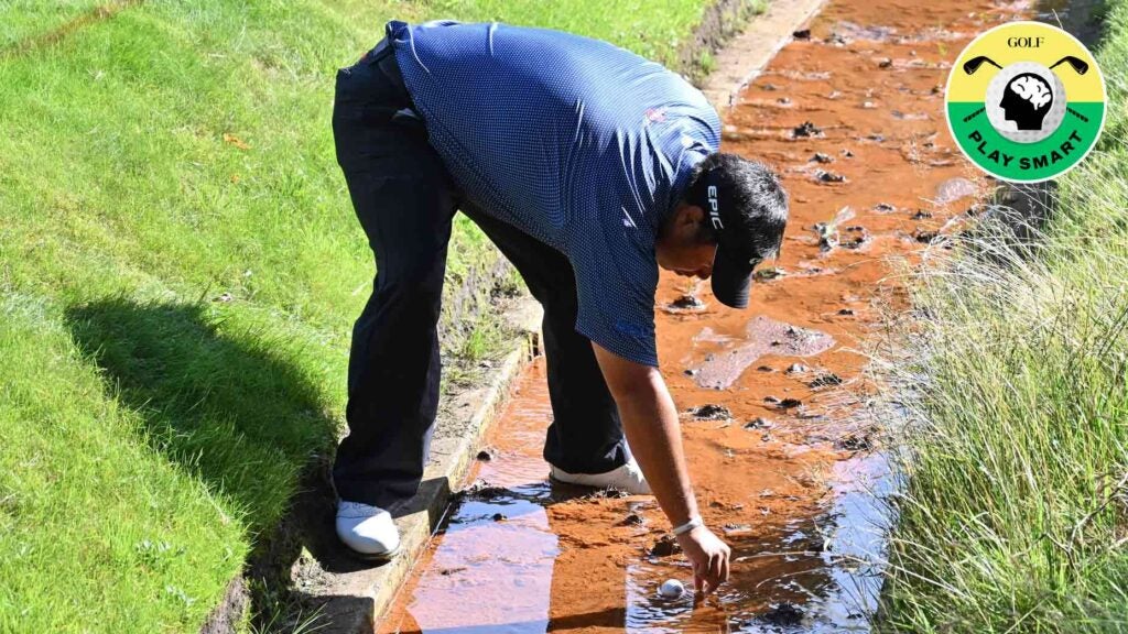 GOLF Top 100 Teacher Jim Murphy explains how to assess risk on the golf course, helping identify when to hit versus when to take a drop