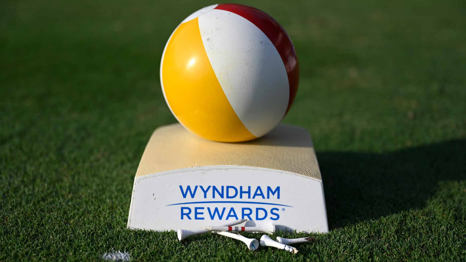Wyndham Championship tee marker