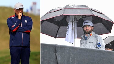 Fred Couples defends controversial U.S. Ryder Cup captain's picks 3 Cameron Young walks to the first tee under am umbrella during the final round of The 151st Open Championship at Royal Liverpool Golf Club on July 23, 2023 in Hoylake, England.
