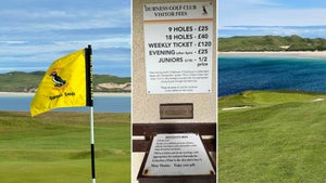 Scenes from Durness Golf Club.