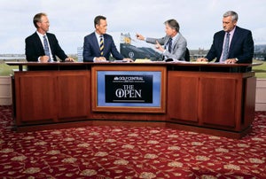 David Duval, Rich Lerner, Brandel Chamblee and Frank Nobilo (L-R)