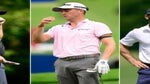 Justin Thomas of the United States reacts after a shot on the 18th green during the final round of the Wyndham Championship at Sedgefield Country Club on August 06, 2023 in Greensboro, North Carolina.