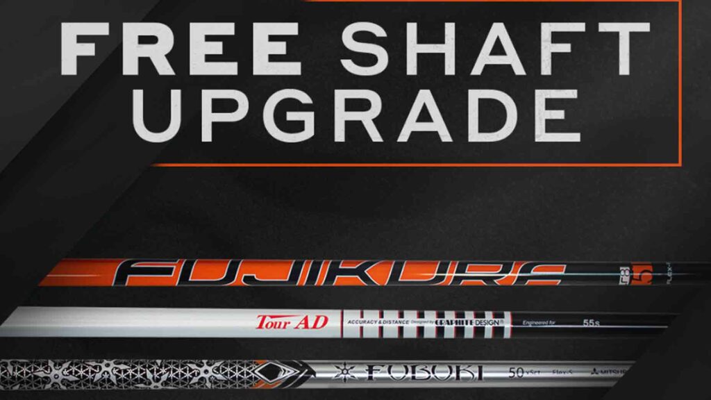 For a limited time, Fairway Jockey is offering free shaft upgrades on custom drivers and woods