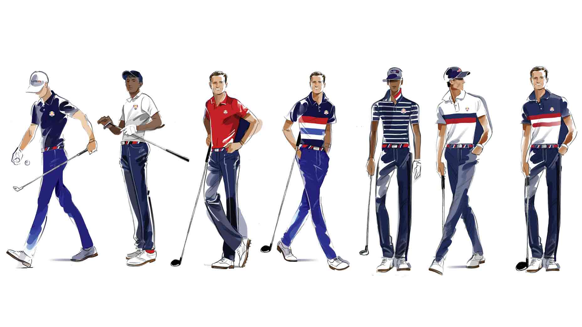Check out the US Ryder Cup team uniforms, courtesy of Ralph Lauren