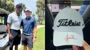 Tiger Woods at a golf tournament over the weekend