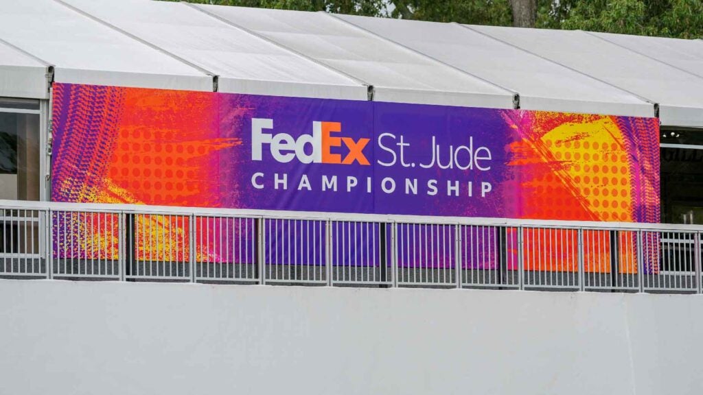 FedEx St. Jude Championship signage at tournament