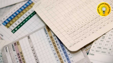 a golf scorecard