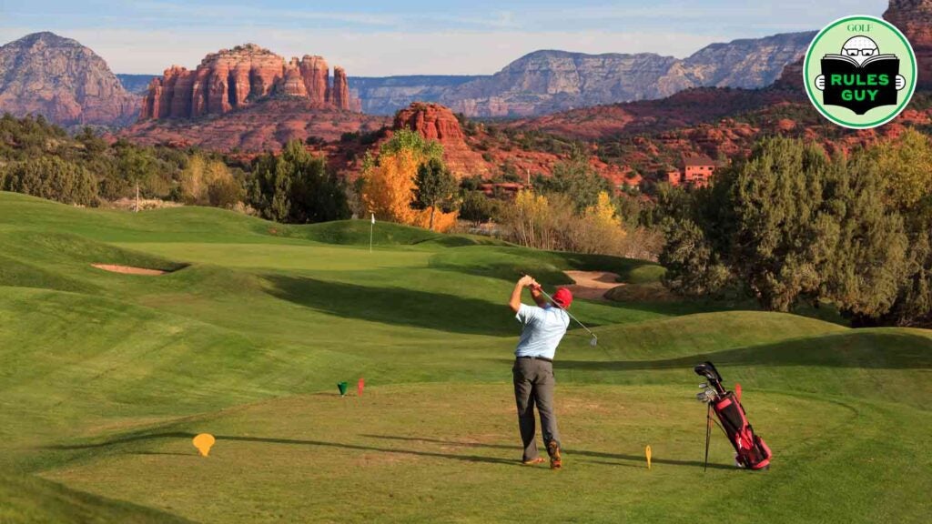 Golfer in Sedona