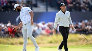 jon rahm and rory mcilroy at open