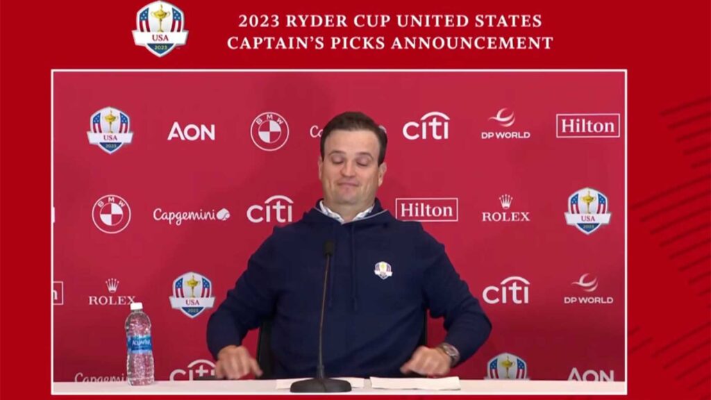 Zach johnson at the ryder cup press conference on tuesday