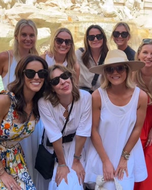The wives and girlfriends of Team Europe