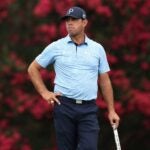 Gary Woodland pictured at the 2023 Wyndham Championship