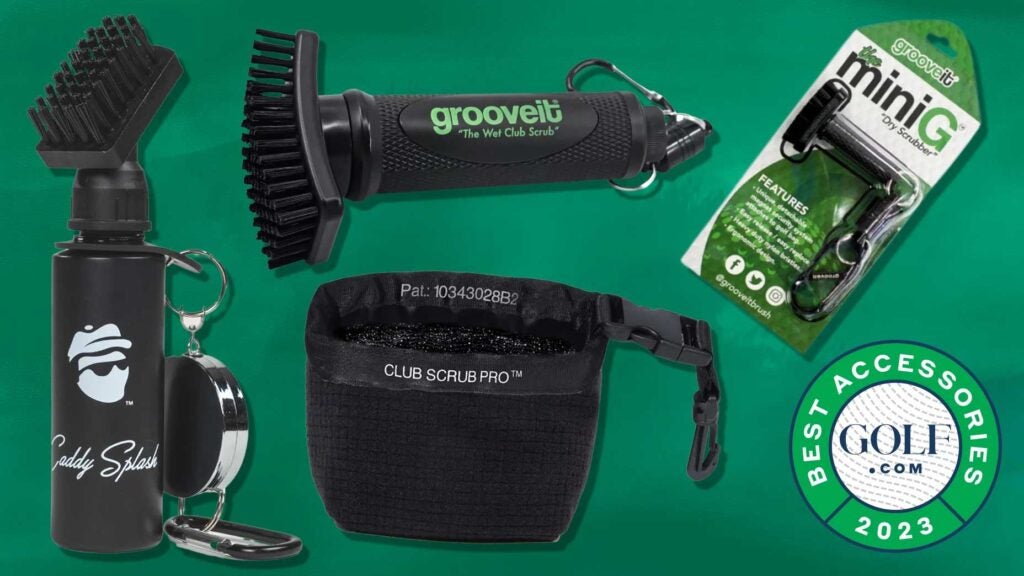 Golf Club Brush Groove Cleaner with Logo 