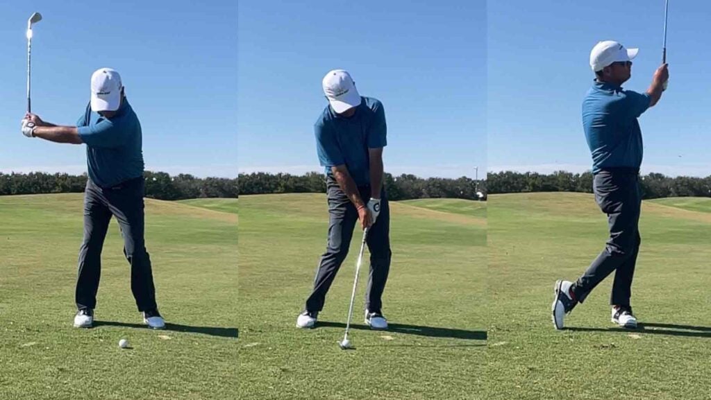 Half-wedge shot into the wind? Do this to strike it like a pro