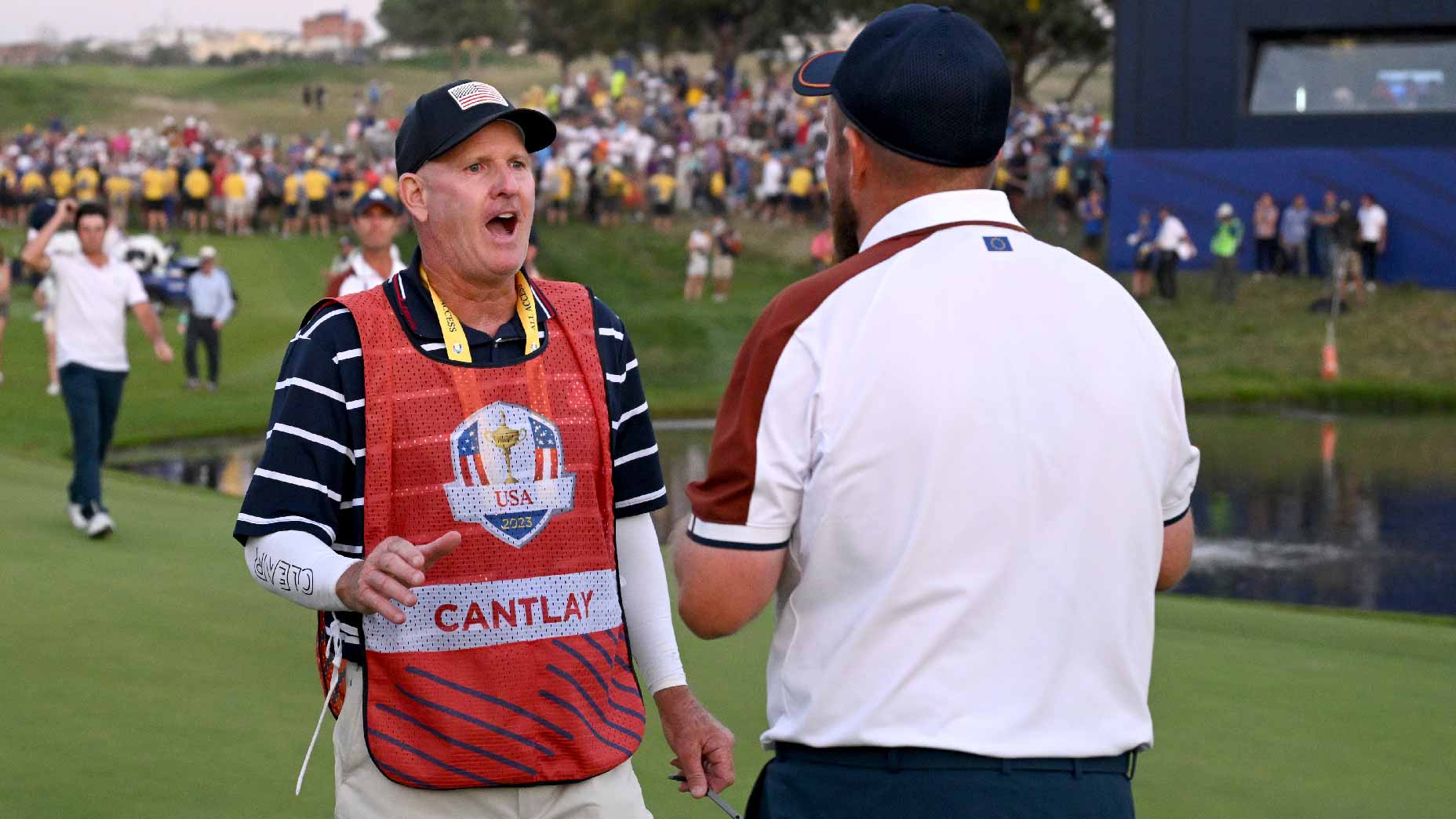 Shouting Match Erupts between Caddie Joe LaCava and Shane Lowry during