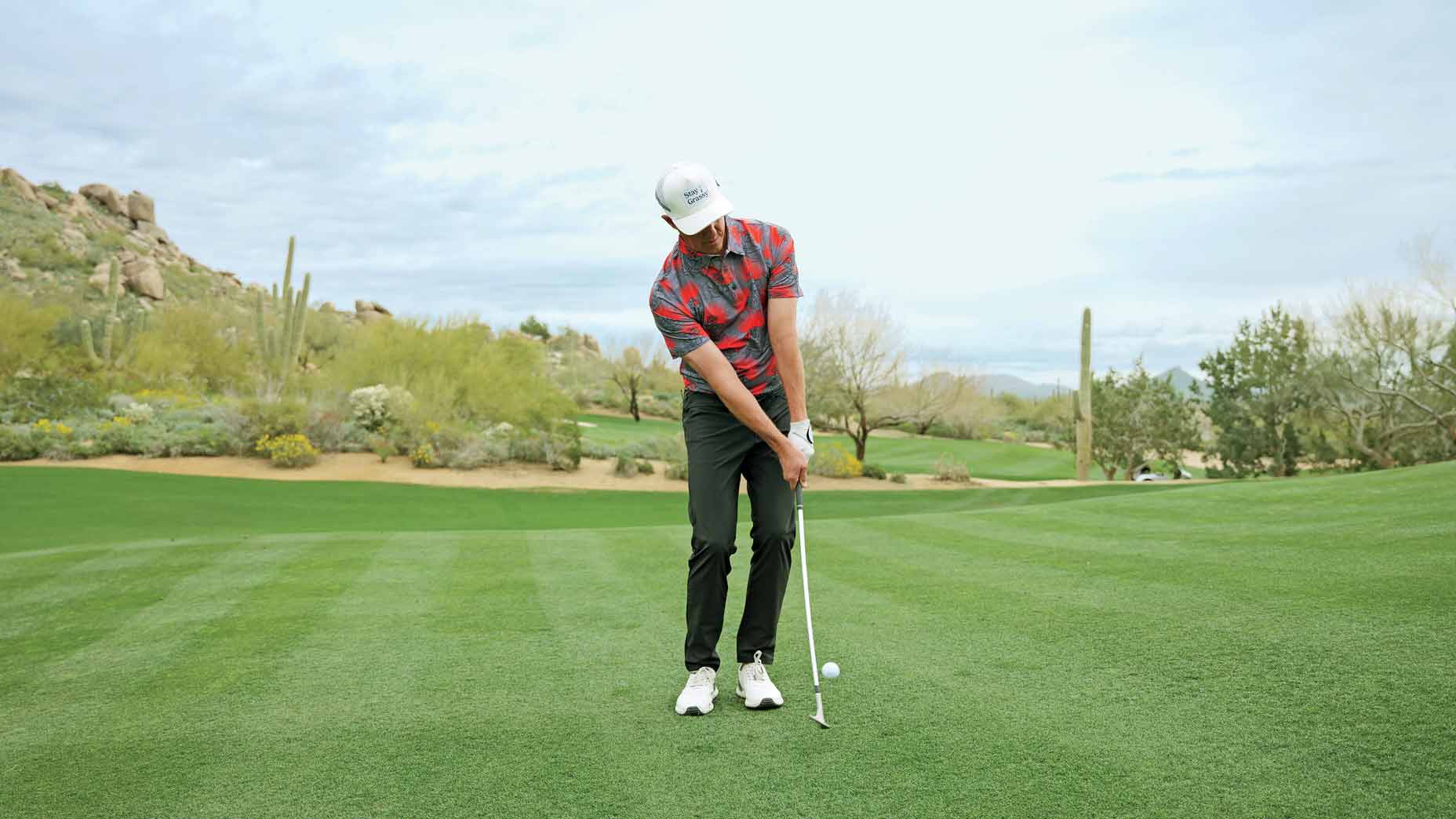 Parker McLachlin demonstrates pitch shot