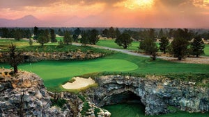 the sunset cave tour at pronghorn