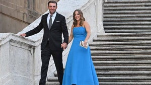 ryder cup players and spouses arrive to opening ceremony gala