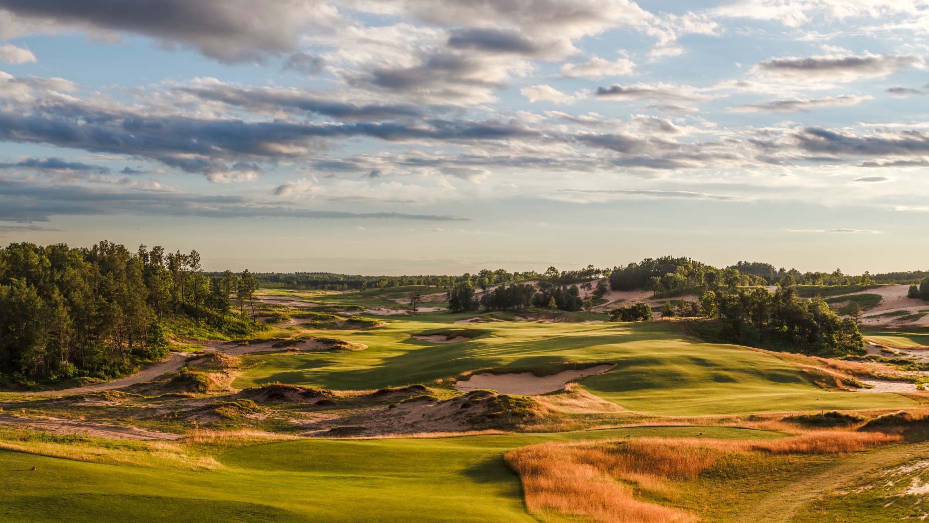 A view of the Sand Valley course at Sand Valley Golf Resort