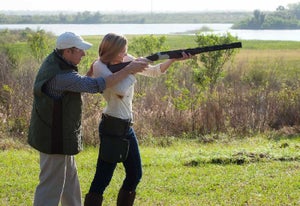 Skeet shooting at Streamsong