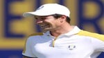 viktor hovland smiles at the ryder cup