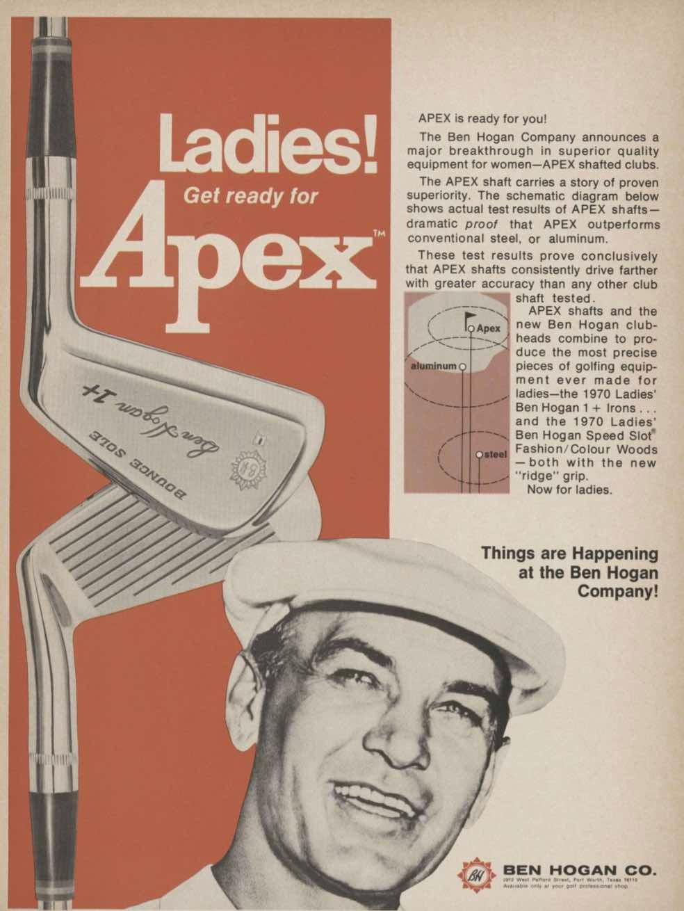 Ben Hogan ladies apex irons