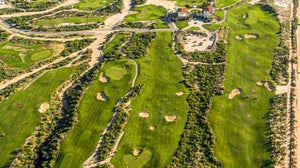 A view of El Cardonal at Diamante, a Tiger Woods-designed course in Cabo San Lucas, Mexico.