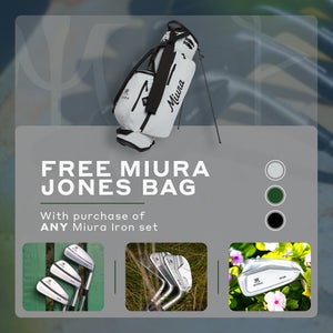 MIURA - Free Jones x Miura golf bag with club set purchase