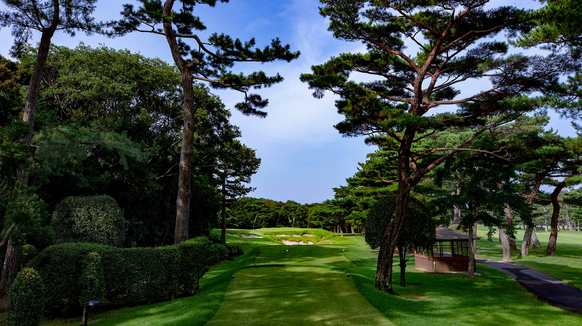 the par-3 7th at hirono