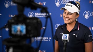 Lexi Thompson was all smiles after her round.