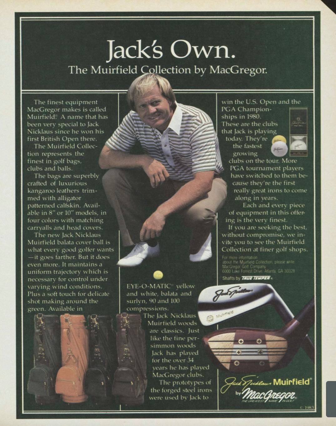 Macgregor ad GOLF