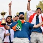 Who was MVP of Europe's Ryder Cup afterparty? 1 rookie answers